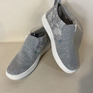 Hey Dude Emma Moondust  Gray Mix Lightweight Casual Slip On Shoes Size 7 Women